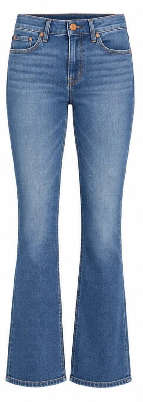 Democracy Absolution Bootcut Jeans Medium Wash Stretch Denim Size 8